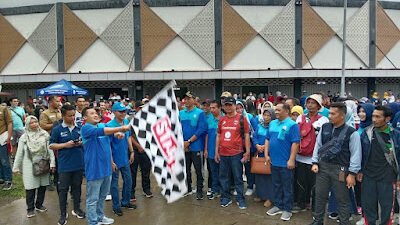 Ribuan Masyarakat Semarakkan Jalan Sehat HUT ke-30 Perumda Tirta Mulia, Dukung Tirta Mulia Lebih Baik