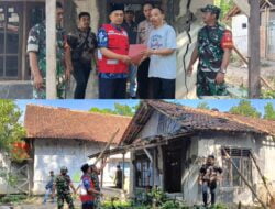 PMI Berikan Bantuan Warga Akibat Rumahnya Tertimpa Pohon