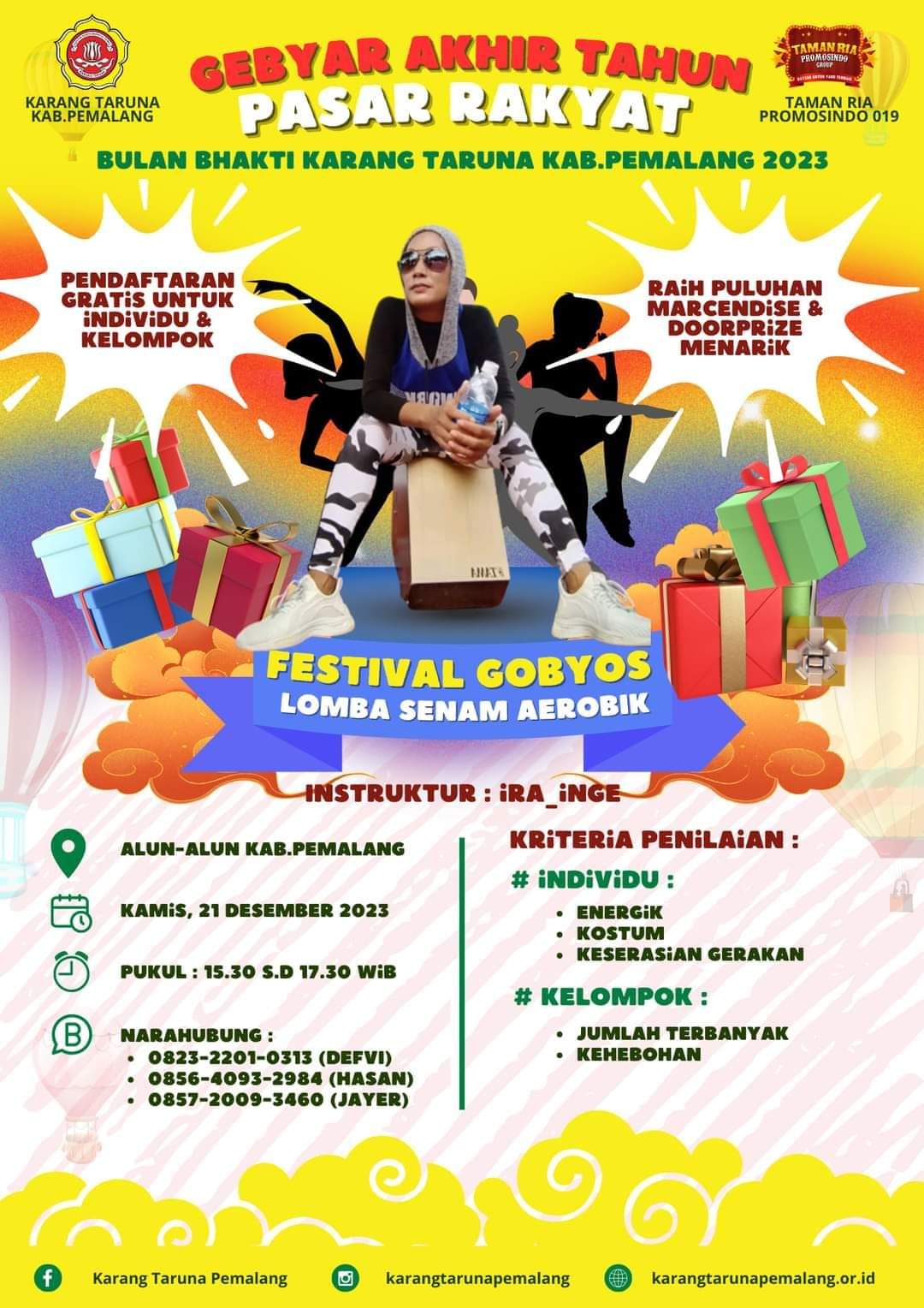 Festival Lomba Senam Aerobik, Karangtaruna Kabupaten Pemalang 