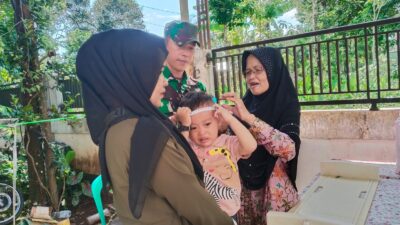 Babinsa Koramil 08 Randudongkal Turut Serta Pencegahan Stunting Melalui Posyandu Aktif