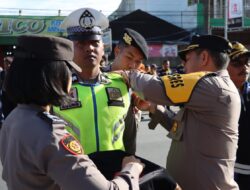 Jelang Nataru, Guna Pengamanan Polres Dairi Gelar Pasukan Operasi Lilin Toba 2023