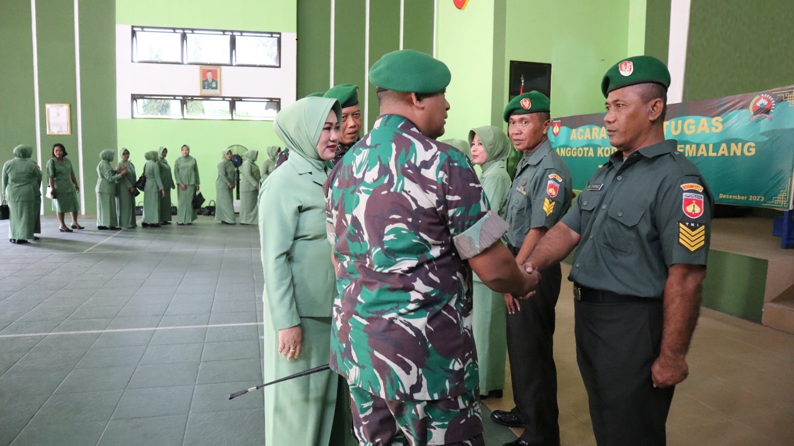 moment acara wisuda purna tugas: Dandim Pemalang 