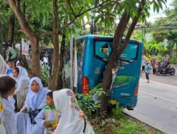 Bus Rombongan TK Al- Makmuriyah Taman Pemalang, Alami Kecelakaan Di Semarang