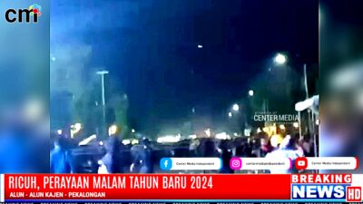 Ricuh !!! Malam Tahun Baru 2024 Di Alun – Alun Kajen Pekalongan
