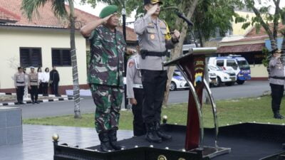Sinergitas ! TNI-POLRI Jelang Malam Tahun Baru 2024