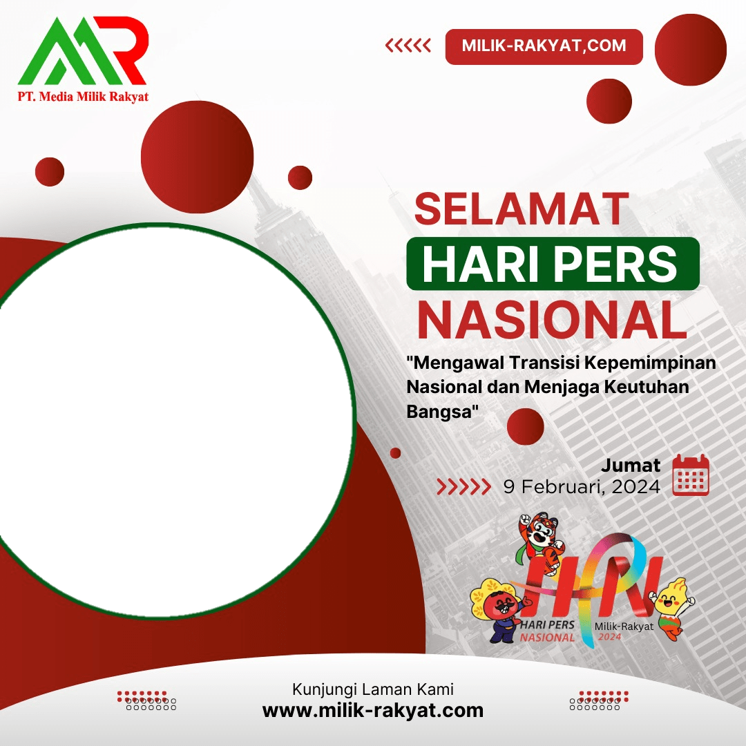 Twibbon hari pers Nasional 2024