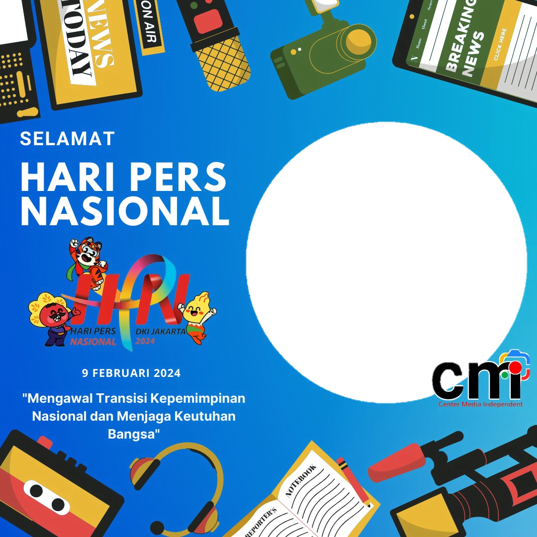 Twibbon hari pers Nasional 2024