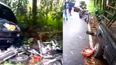 Tak Terima Ditegur Pengemudi Mobil Pick-Up Tabrak, 5 Pelajar SMA Asal Belik Pemalang Dan Dua Rekannya