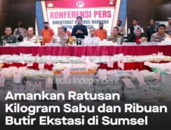 Polda Sumsel Berhasil Menyita Ratusan Sabu Dan Butir Ekstasi Di Kota Palembang