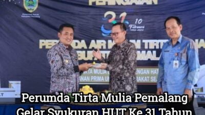 Perumda Tirta Mulia Pemalang Gelar Syukuran HUT Ke 31 Tahun