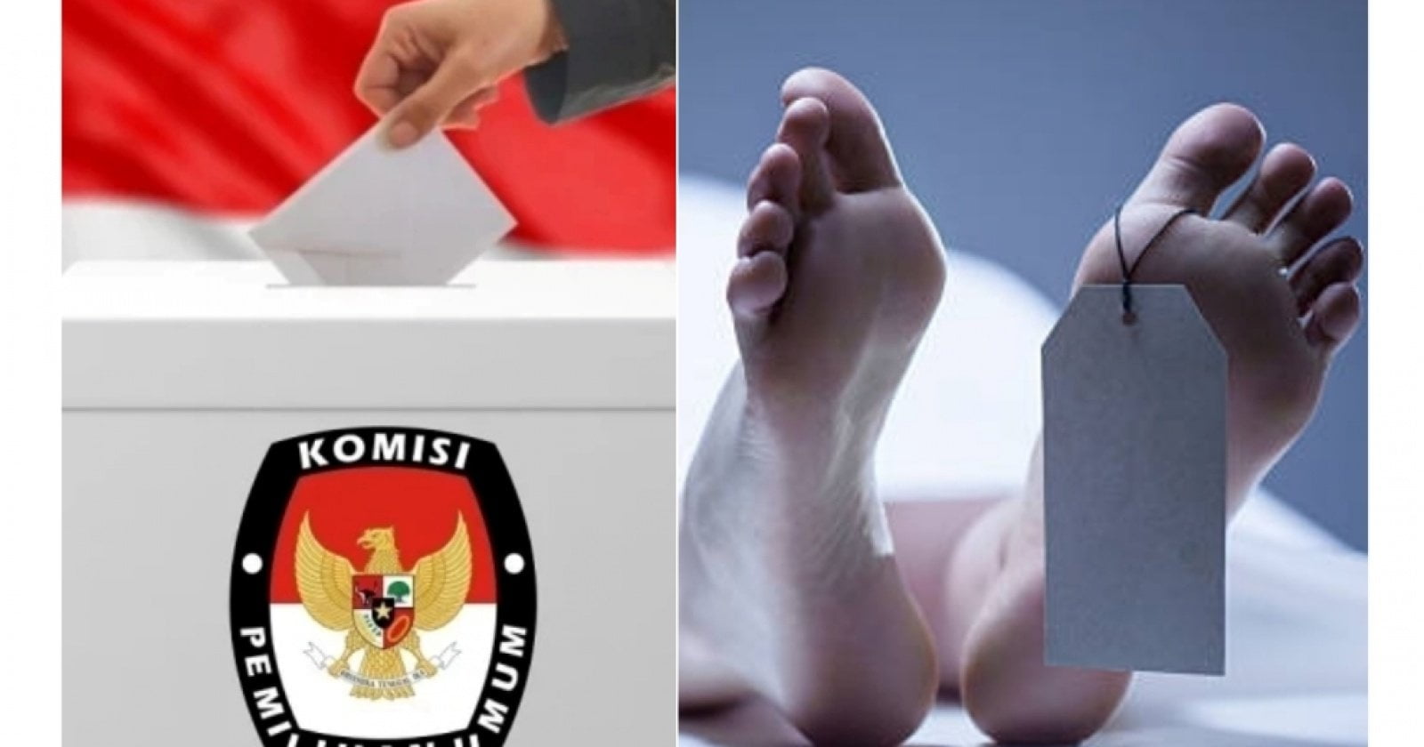 Ilustrasi petugas pemilu meninggal dunia pada masa pemilu 2024