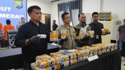 Polrestabes Medan Berhasil Ungkap Kasus Narkoba Jaringan Internasional