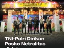 Pemilu2024, TNI-Polri Dirikan Posko Netralitas Di Wilayah Jateng