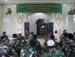 Keluarga Besar Kodim Pemalang Peringati Isra Mi’raj Nabi Muhammad SAW 1445 H/2024 Masehi