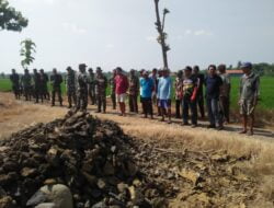 Persiapan Pembukaan TMMD Di Desa Susukan, Koramil 04 Comal Adakan Karya Bakti