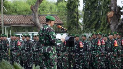 Pimpin Upacara 17-an Februari 2024, Kasdim Pemalang Bacakan Amanat Kepala Staf Angkatan Darat
