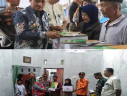 Bupati Pemalang Salurkan Bantuan Korban Angin Puting Beliung Tiga Desa Di Kecamatan Moga