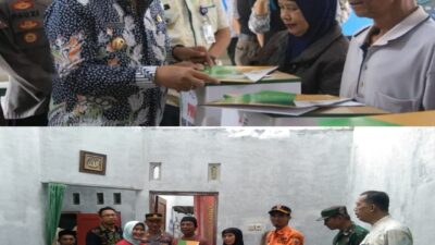Bupati Pemalang Salurkan Bantuan Korban Angin Puting Beliung Tiga Desa Di Kecamatan Moga
