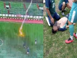 Pria Tewas Tersambar Petir Saat Main Bola Di Stadion Siliwangi