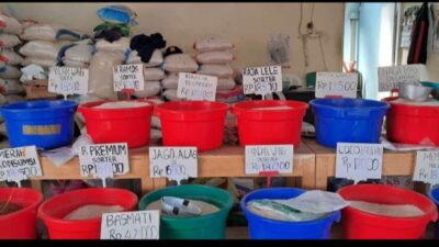 Harga Melangit Para Ibu di Purwokerto Kurangi Jumlah Pembelian Beras Dengan Cara Mengecer