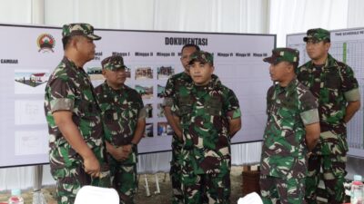 Pangdam IV/Diponegoro Tinjau Progres Rehab Kantor Koramil Ampelgading Kodim 0711/Pemalang