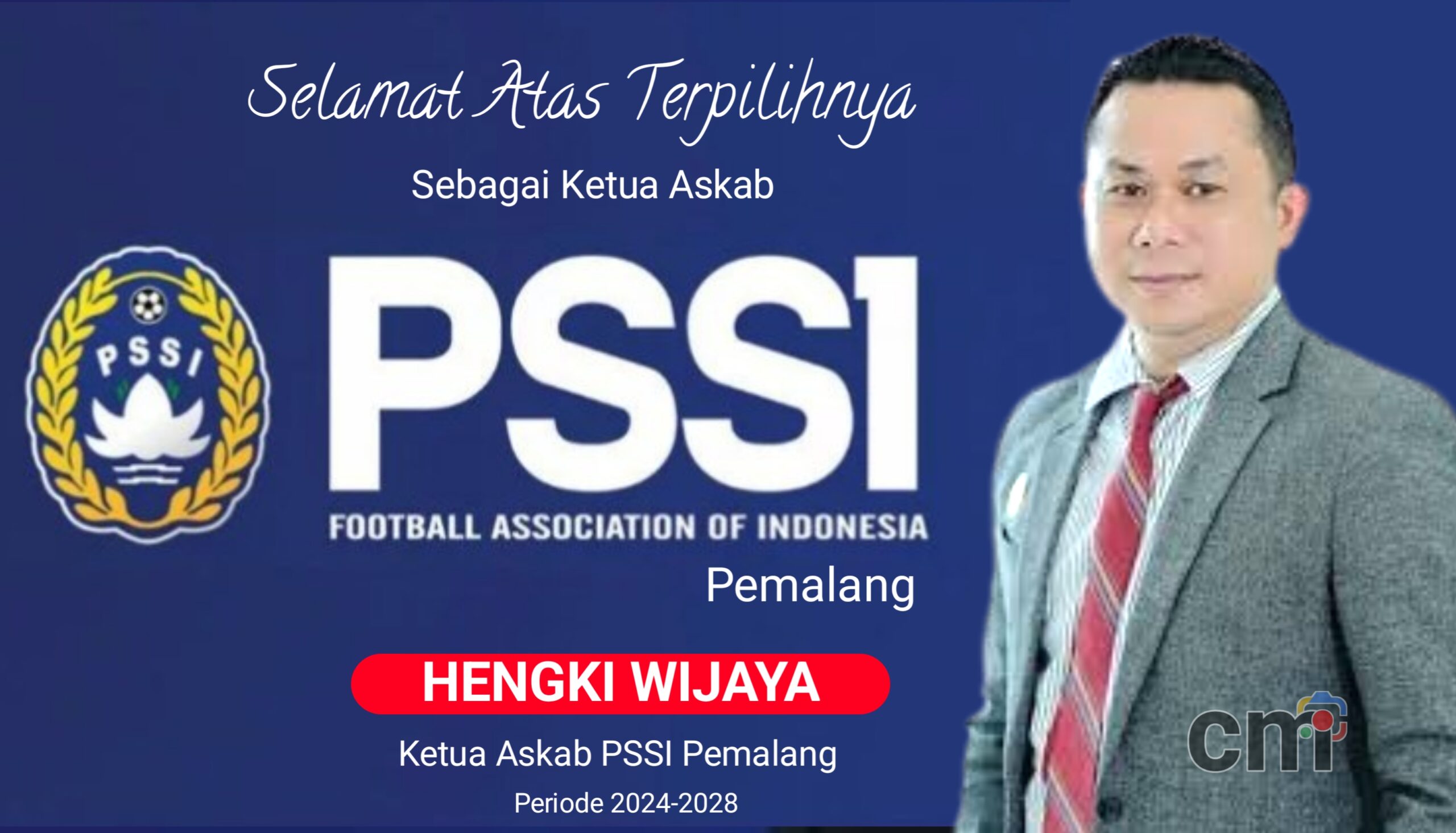 Hengki Wijaya Terpilih Nahkodai Askab PSSI Pemalang
