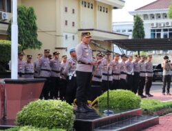 Kapolres Pekalongan Canangkan Aksi Keselamatan Jalan dalam Apel Gelar Pasukan Operasi Keselamatan Lalu Lintas Candi 2024