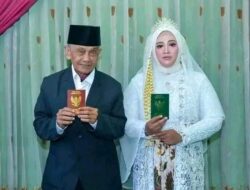 Terpaut 45 Tahun, Tidak Menjadi Penghalang Rajut Tali Pernikahan
