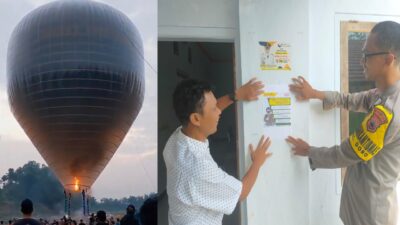 Bahaya Balon Udara! Polres Pekalongan Tegas Imbau Warga Tak Terbangkan