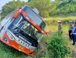 Rosalia Indah Masuk Parit Di Tol Semarang-Batang, 7 Penumpang Meninggal