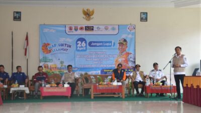 Peringati HKBN Pemkab Cilacap Gelar Simulasi Evakuasi Gempa dan Tsunami