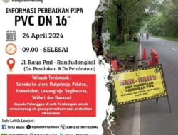 Informasi Gangguan dan Perbaikan Aliran Air di Bantarbolang