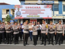 Kapolresta Cilacap Pimpin Tiga Upacara Sekaligus, Salah Satunya PTDH Anggota Polri