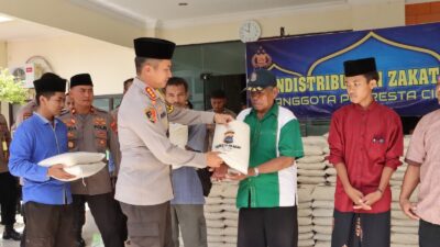 Zakat Fitrah Dari Personil Polresta Cilacap Didistribusikan. Kombes Ruruh: Wujud Ketaatan Atas Kewajiban Sekaligus Meningkatkan Keimanan