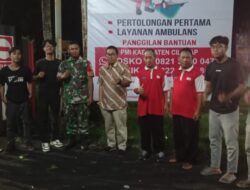 PMI Cilacap Dirikan Pos Siaga Pertolongan Pertama Dan Ambulan