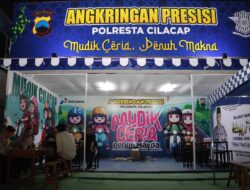 Sampang Menjadi Titik Pertemuan Jalur Dan Kelelahan Pemudik Polresta Cilacap Dirikan Angkringan Gratis