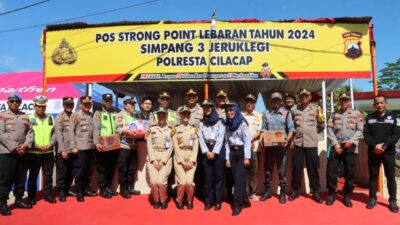 Arus Mudik! Cek Kesiapan Personilnya Kapolresta Cilacap Pantau Langsung Pos PAM