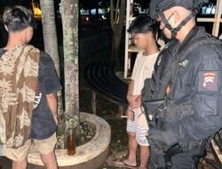 Operasi Patroli Raimas Pekalongan Berhasil Amankan Pemuda Pembawa Miras