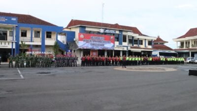 Kapolresta Cilacap Pimpin Apel Penutupan Berakhirnya OKC