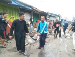 UPP Moga Bergotong Royong Bersihkan Pasar, Guna Menjaga Kebersihan Dan Antisipasi Banjir
