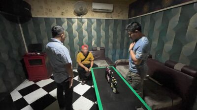 Polsek Sragi Amankan Puluhan Miras dari Kegiatan Cipta Kondisi