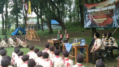 Membangun Jiwa Patriot Muda: Pelatihan Survival dan Wasbang SMK N 1 Brebes bersama Koramil 10/Moga