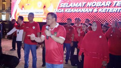 Polda Jateng Gelar Nobar Semarak, Kapolda Luthfi: Ini Wujud Cinta Masyarakat kepada Polri