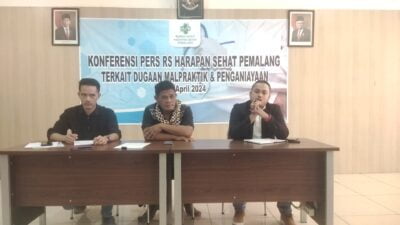 RS Harapan Sehat Gelar Konferensi Pers Bantah Tudingan Malpraktik dan Penganiayaan