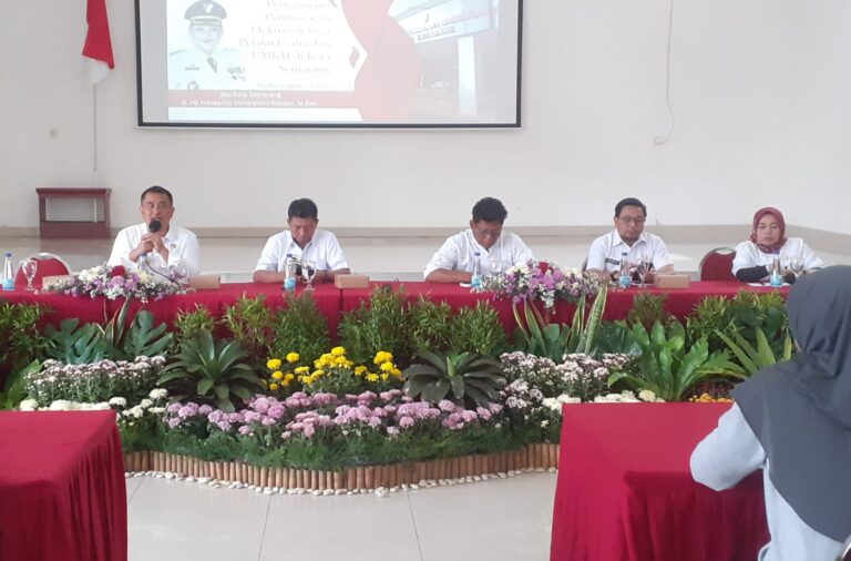 Sosialisasi Transaksi Digital, Agus Junaidi Dorong UMKM Harus Maju dan Berkembang