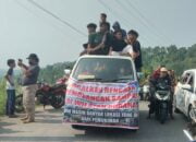 Kemacetan di Jalan Pedagung-Bantarbolang: Warga Demo Tolak Pembangunan TPA Desa Purana