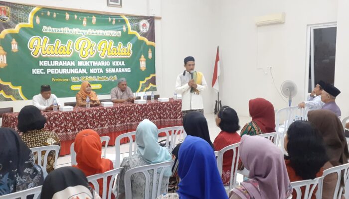 Kelurahan Muktiharjo Kidul Gelar Halalbihalal Bersama Lembaga, Ketua RW Dan PKK