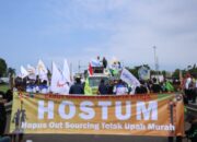 Aksi May Day Buruh di Cilacap Menuntut Hapus Outsourcing Tolak Upah Murah