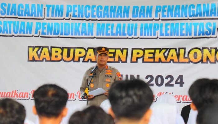 TPPK: Polres Pekalongan dan Sekolah Bersinergi Ciptakan Sekolah Kondusif