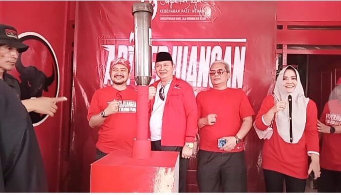 Ndoro Nur, Bacalon Bupati Pemalang, Hadiri Acara Penyerahan Estafet Api Mrapen Partai PDIP dengan Semangat Membara